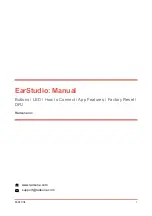 Preview for 1 page of Radsone EarStudio Manual