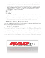 Preview for 6 page of RADtec T15YS-SS Instruction Manual