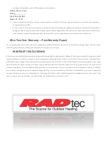 Предварительный просмотр 8 страницы RADtec TW-30R Instruction Manual