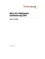 Preview for 1 page of RADVision MCU-323 User Manual