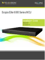 Предварительный просмотр 1 страницы RADVision Scopia Elite 6000 Series Installation Manual