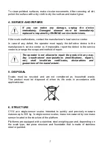 Предварительный просмотр 7 страницы RADWAG CY10 Operating Manual