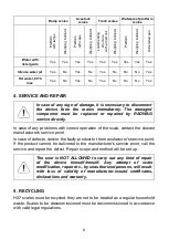 Preview for 8 page of RADWAG HX7 User Manual