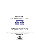 Preview for 135 page of RADWAG TMX series User Manual