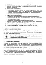 Предварительный просмотр 6 страницы RADWAG WIC/A1/C/2 User Manual