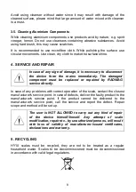 Предварительный просмотр 8 страницы RADWAG WIC/A1/C/2 User Manual