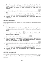 Предварительный просмотр 21 страницы RADWAG WLC/C2 User Manual