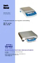 Preview for 1 page of RADWAG WLT L Series User Manual