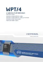 Preview for 1 page of RADWAG WPT/4 User Manual