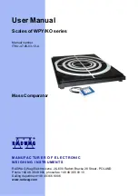 Preview for 1 page of RADWAG WPY 1000/KO User Manual