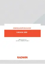 Radwin 5000 Configuration Manual preview