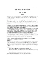 Preview for 2 page of Radwin RW-5200-0250 User Manual