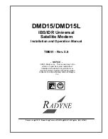 Radyne DMD15 Installation And Operation Manual preview