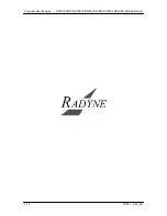 Предварительный просмотр 183 страницы Radyne DMD15 Installation And Operation Manual