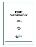 Preview for 1 page of Radyne DMD50 Installation And Operation Manual