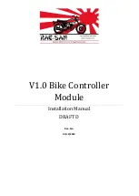 RAE-SAN DRAFT D Installation Manual preview