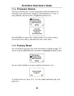 Предварительный просмотр 22 страницы Rae EchoView Host User Manual