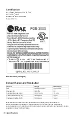 Предварительный просмотр 42 страницы Rae EntryRAE PGM-3000 User Manual