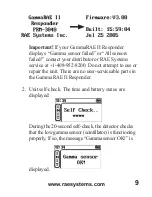 Preview for 11 page of Rae GammaRAE II Responder User Manual