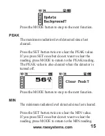 Preview for 17 page of Rae GammaRAE II Responder User Manual