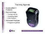 Предварительный просмотр 2 страницы Rae GammaRAE II User Training