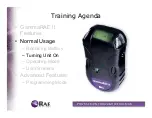 Предварительный просмотр 11 страницы Rae GammaRAE II User Training