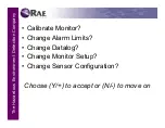 Preview for 47 page of Rae MultiRAE Plus Using Manual