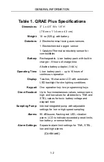 Предварительный просмотр 10 страницы Rae QRAE PLUS PGM-2000 Operation & Maintenance Manual