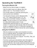 Предварительный просмотр 9 страницы Rae ToxiRAE II PGM-1100 Series User Manual