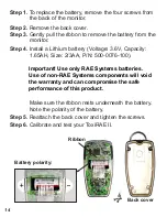 Предварительный просмотр 18 страницы Rae ToxiRAE II PGM-1100 Series User Manual