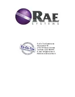 Предварительный просмотр 24 страницы Rae ToxiRAE II PGM-1100 Series User Manual