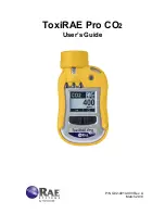 Rae ToxiRAE Pro CO2 User Manual preview