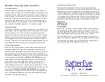 Preview for 4 page of RafterEye RE1 User Manual