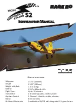 Предварительный просмотр 1 страницы Rage Micro Sport Cub S2 Instruction Manual