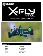 Preview for 1 page of Rage X-Fly VTOL Instruction Manual