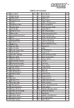 Preview for 97 page of Raider 052201 User Manual