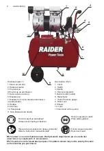 Preview for 2 page of Raider 089405 User Manual