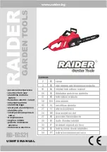 Предварительный просмотр 1 страницы Raider Garden Tools RD-ECS21 User Manual