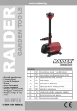 Preview for 1 page of Raider GARDEN TOOLS RD-WP36 User Manual