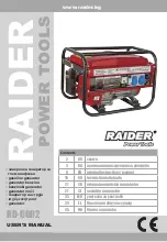 Raider Power Tools RD-GG02 Original Instruction Manual preview