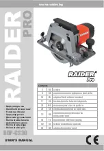 Preview for 1 page of Raider Pro RDP-CS30 User Manual