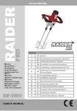 Preview for 1 page of Raider Pro RDP-HM09 User Manual