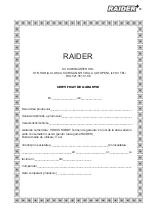 Preview for 67 page of Raider Pro RDP-IW15 User Manual