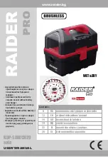 Предварительный просмотр 1 страницы Raider PRO RDP-SDWCH20 solo User Manual