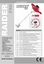 Raider Pro RDP-SHM20 SOLO User Manual preview