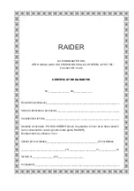 Предварительный просмотр 25 страницы Raider RD-AC11 User Manual