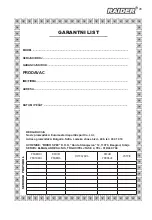 Preview for 45 page of Raider RD-AMG01 User Manual