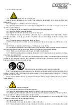 Предварительный просмотр 33 страницы Raider RD-BC05 User Manual