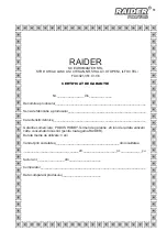 Preview for 61 page of Raider RD-BC12 User Manual