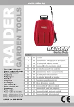 Raider RD-BKMD03 Original Instruction Manual preview